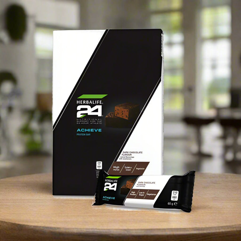 H24 Achieve Bars - Dark Chocolate (6 x 60g bars per box)